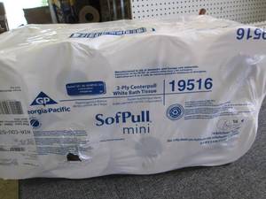 lot 187 image: package of soft pull mini 2-ply cen...