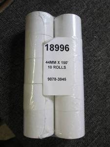 lot 190 image: case of 44mmx150 foot rolls of pos ...