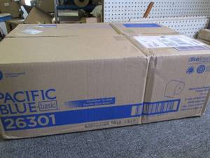 lot 201 image: case of pacific blue recycled paper...