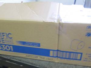 lot 202 image: case of pacific blue recycled paper...