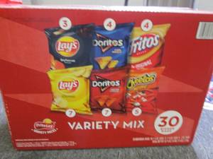 lot 205 image: package of frito lays variety mix c...
