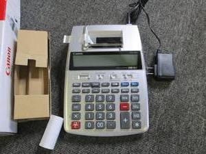 lot 208 image: canon mini desktop printing calcula...