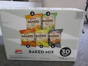 lot 224 image: package of frito lays baked mix chi...