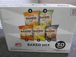 lot 225 image: package of frito lays baked mix chi...