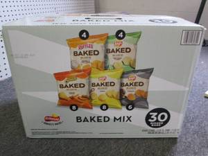 lot 226 image: package of frito lays baked mix chi...