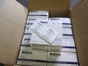 lot 298 image: 3 cases of medsource alcohol prep p...