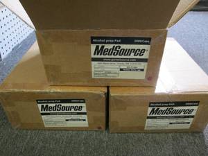 lot 305 image: 3 cases of medsource alcohol prep p...