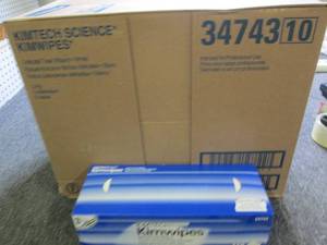 lot 317 image: case of kimtech delicate task wipes...