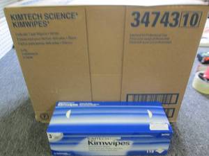lot 320 image: case of kimtech delicate task wipes...