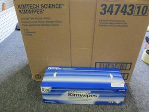 lot 321 image: case of kimtech delicate task wipes...