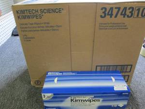 lot 322 image: case of kimtech delicate task wipes...
