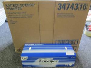 lot 323 image: case of kimtech delicate task wipes...