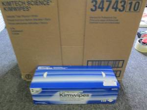 lot 324 image: case of kimtech delicate task wipes...