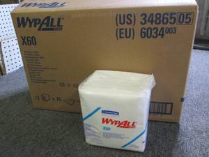 lot 334 image: case of wypall x 60 12 packages of ...
