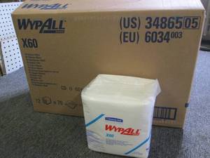 lot 335 image: case of wypall x 60 12 packages of ...