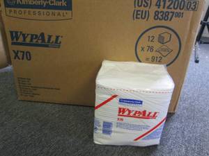 lot 337 image: case of wypall x70 12 packages of 7...