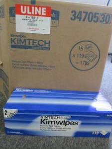 lot 340 image: case of kimtech delicate task wipes...