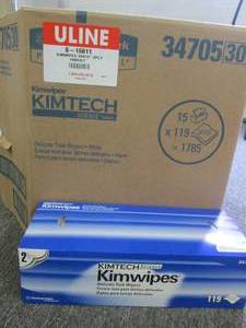 lot 344 image: case of kimtech delicate task wipes...