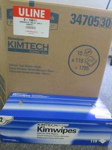 lot 346 image: case of kimtech delicate task wipes...