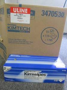lot 349 image: case of kimtech delicate task wipes...