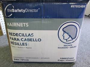 lot 359 image: case of hairnets 1000 in cse 24 inc...