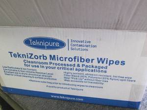 lot 369 image: case of teknipure microfiber wipes ...