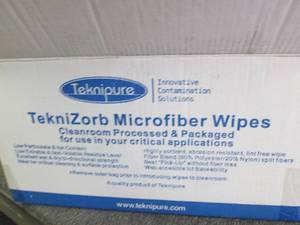lot 372 image: case of teknipure microfiber wipes ...