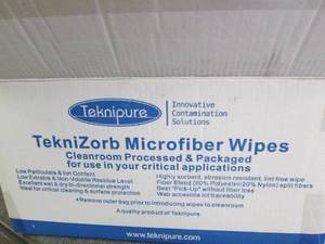 lot 373 image: case of teknipure microfiber wipes ...