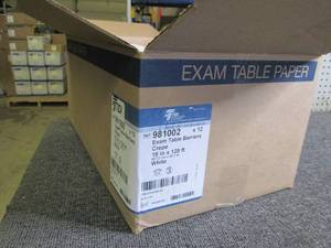 lot 381 image: case of exam room barriers 18 inch x...