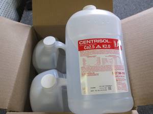 lot 385 image: case of 41 gallon jugs of centriso...