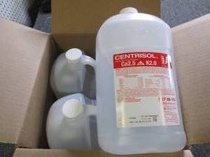 lot 390 image: case of 41 gallon jugs of centriso...