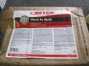 lot 32 image: 5 gallons of betco hard as nails fl...