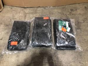 lot 9 image: 3 Lots of Everbilt 10 ft. x 12 ft. Black Heavy Duty Truck Tarp   Customer Returns See Pictures
