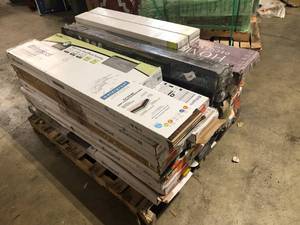 lot 12 image: Pallet of Mixed Flooring Various Models and Conditions  Customer Returns See Pictures