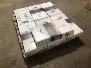lot 17 image: 7 Boxes of Lifeproof Salt Throne Marble 12 MIL x 12 in. W x 24 in. L Click Lock Waterproof Vinyl Tile Flooring (23.8 sqftcase)  Customer Returns See Pictures