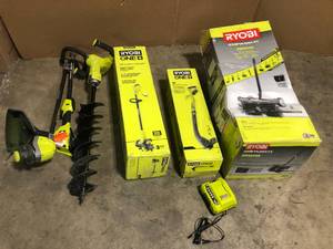 lot 37 image: Lot of Ryobi Outdoor Tools Various Models and Conditions Customer Returns See Pictures