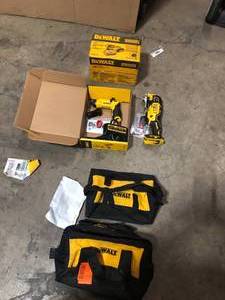 lot 39 image: Lot of Dewalt Power Tools and Hardware Various Models and Conditions  Customer Returns See Pictures