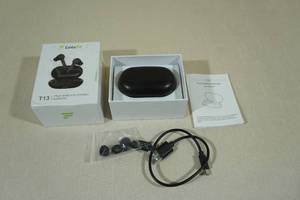 lot 24 image: True Wireless T13 Earbuds with Charging Case Black