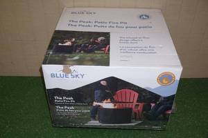 lot 26 image: Blue Sky The Peak Smokeless Patio Fire Pit with Spark Screen