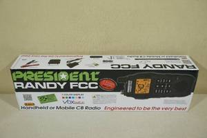 lot 29 image: President Randy FCC Handheld or Mobile CB Radio