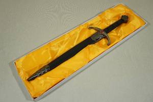 lot 31 image: Crusade Theme Dagger with Sheath