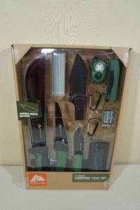 lot 40 image: Ozark Trail 11 Piece Camping Tool Set