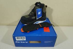 lot 97 image: Korkers Greenback Wading Boots -Mens Size 9