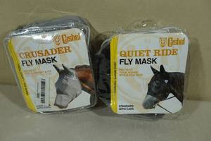 lot 130 image: 2 Cashel Fly Masks YearlingLarge Pony Crusader & Quiet Ride