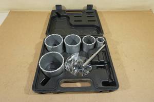 lot 148 image: Carbide-Sprinkled Core Drill Bit Set