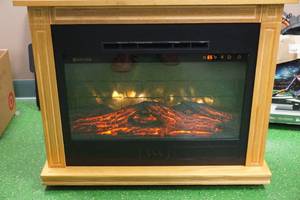lot 167 image: Heat Surge Movable Fireplace Electric Heater