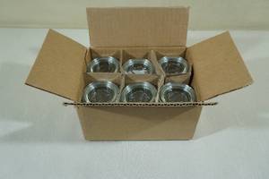 lot 181 image: 6 Weck Mini Mold Jars