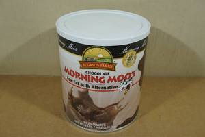 lot 225 image: Augason Farms Chocolate Morning Moos Low Fat Milk Alternative Emergency Food