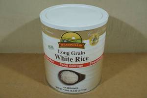 lot 226 image: Augason Farms Long Grain White Rice Emergency Food