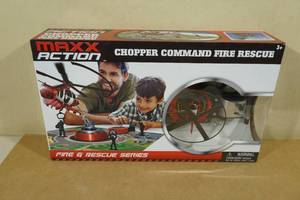 lot 229 image: Maxx Action Chopper Command Fire and Rescue